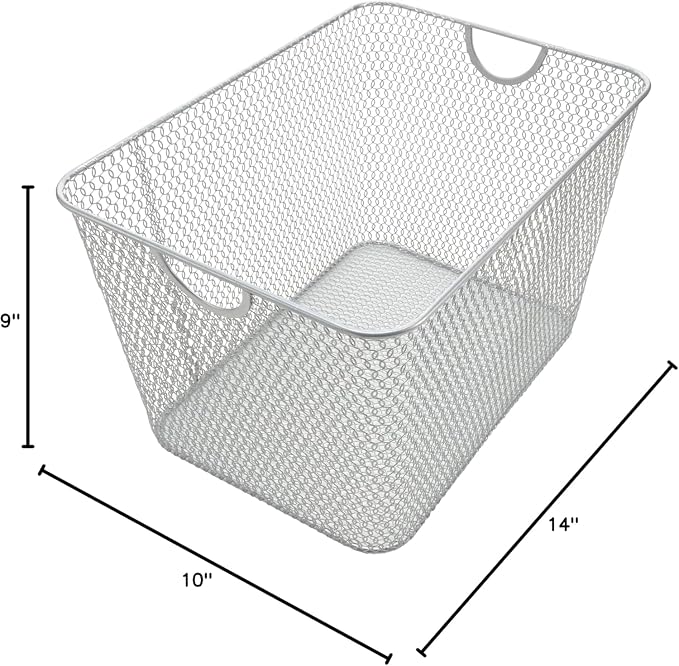 YBM HOME Kitchen Pantry Organizer Wire Basket - Image 2