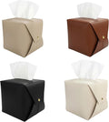 Tissue Box Cover Square, Leather Tissue Holder Organizer by Frayot