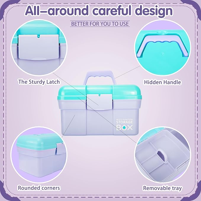 11in Mutipurpose Storage Box Organizer - Image 3