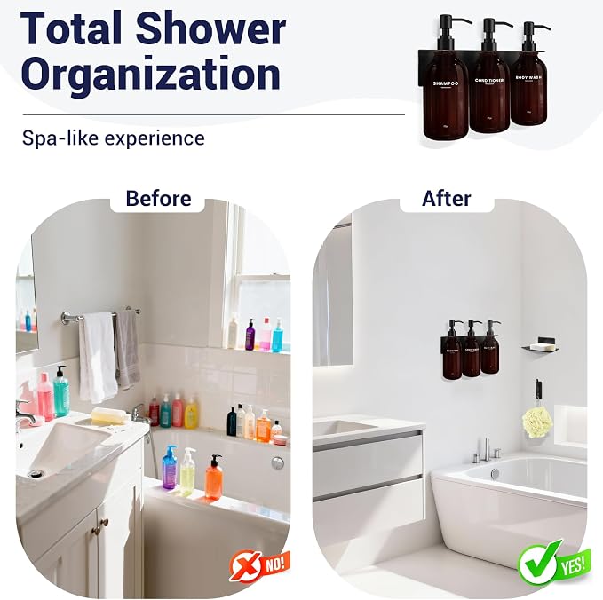 KLL Shampoo and Conditioner Dispenser - Image 7