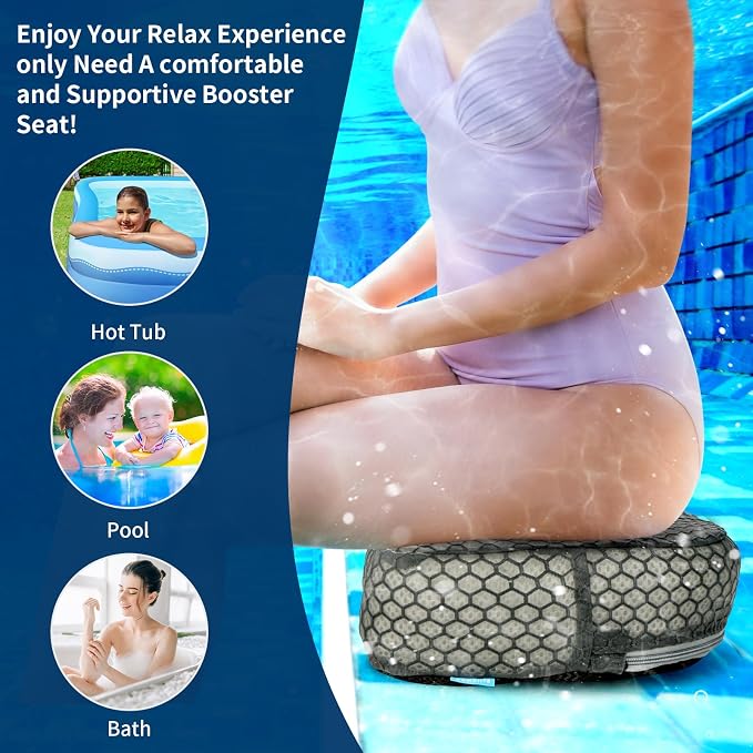 Hot Tub Booster Seat, Weighted SPA Booster Seat Cushion - Image 2