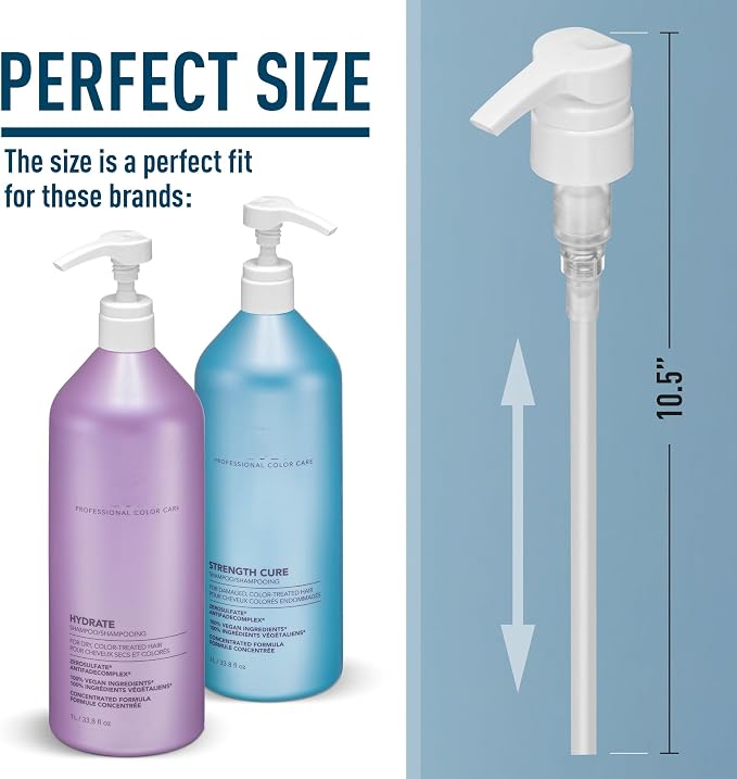 Pump Dispenser for Pureology Shampoo and Conditioner 33.8 oz Bottles - Image 4