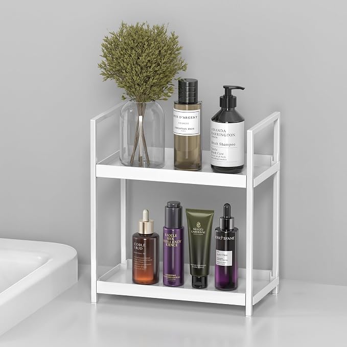 Bathroom Organizer Countertop, 2 Tier Counter Storage Shelf - Image 2