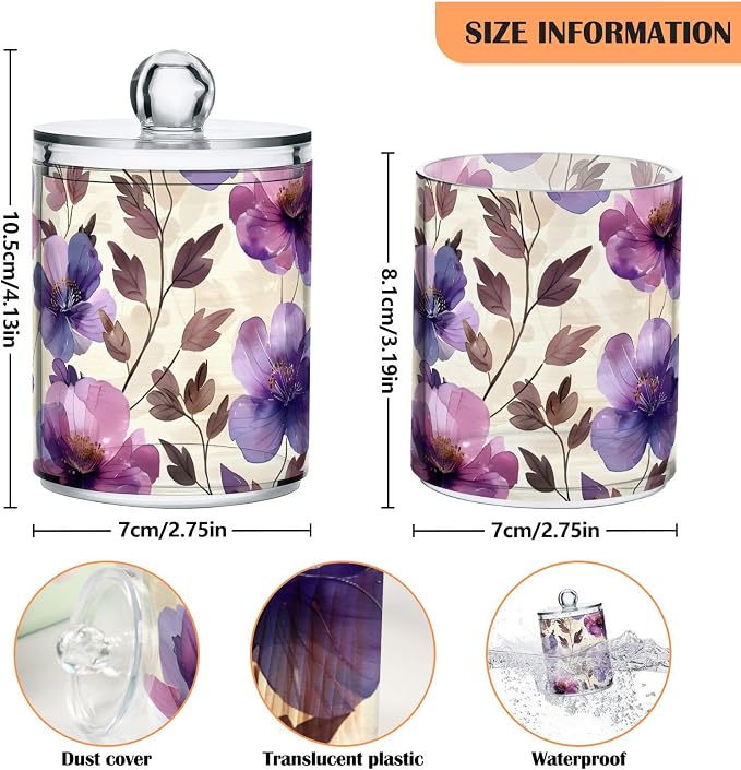 ALAZA 2 Pack Qtip Holder Dispenser - Image 4