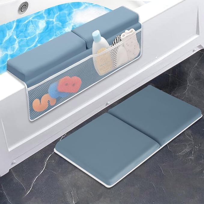 JJGoo Bath Kneeler with Elbow Rest Pad Set, 1.5 inch Kneeling Pad Mat - Image 7