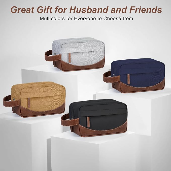 Travel Toiletry Bag for Men, Hanging Toiletry Organizer, Water Resistant - Image 8