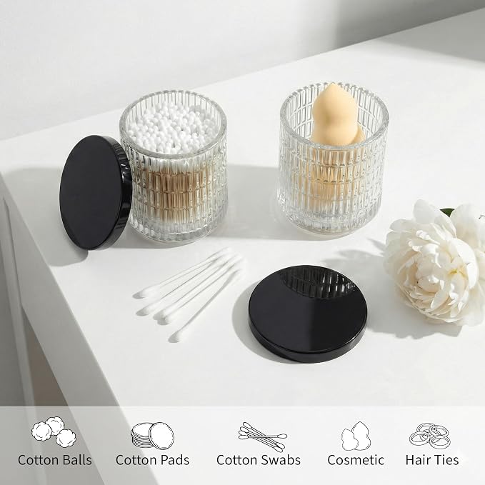 2 Pack Qtip Holder Bathroom Set - Image 2