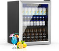 Stopasd Beverage Refrigerator Cooler, 1.6 Cu.Ft/70 Can Drink Fridge by Stopsad
