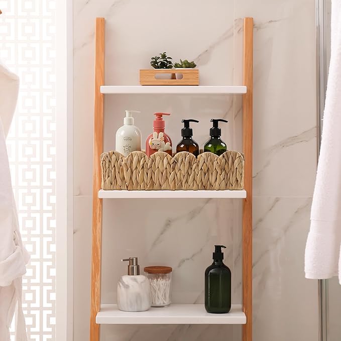 Toilet Paper Storage Basket Bathroom Counter Organizer Wicker Baskets - Image 5