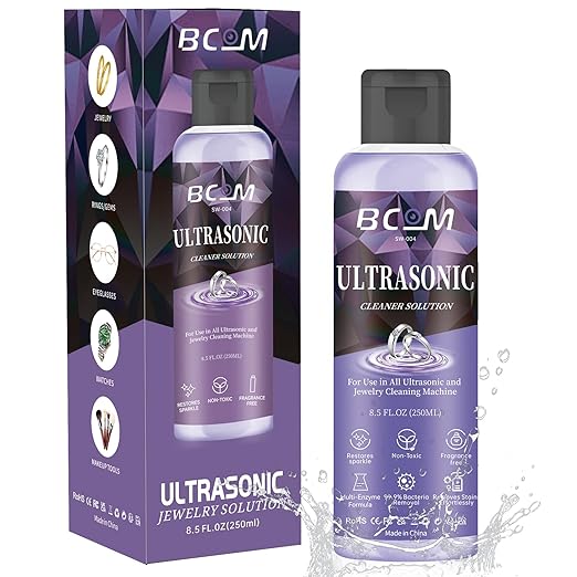 Ultrasonic Jewelry Cleaning Solution, Eyeglass and Rings, Effective Solution by BCOM