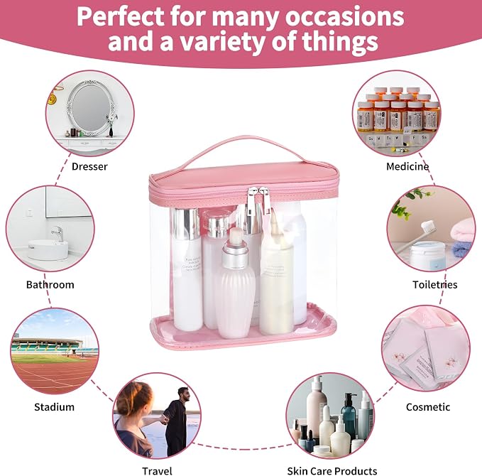 Heavy Duty Leak Proof Clear Travel Bags - Image 6
