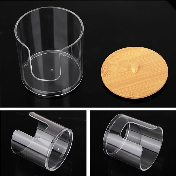 Tbestmax Plastic Cotton Round Holder and Dispenser - Image 7
