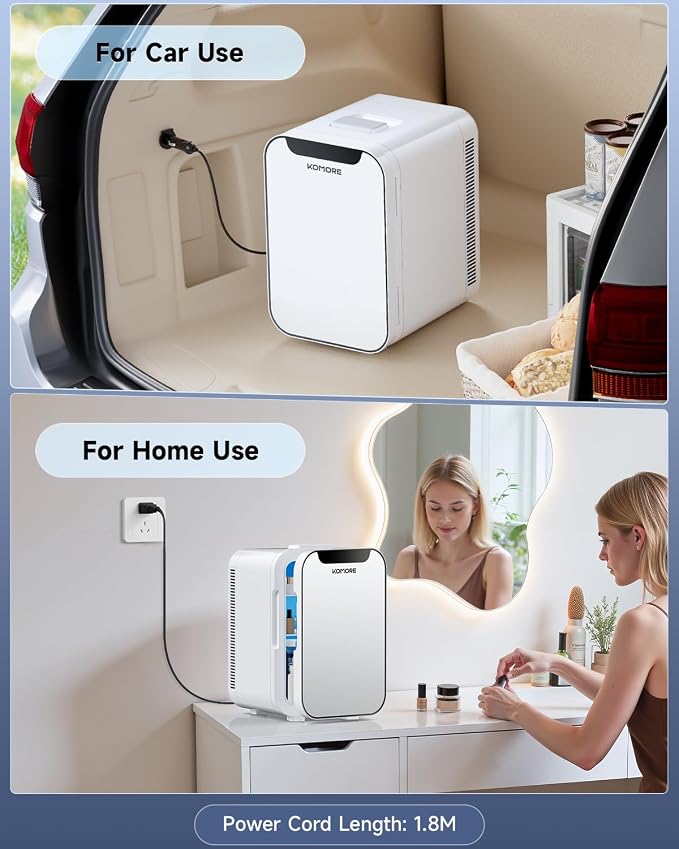 Small Mini Fridge, 18L Portable Tiny Fridge - Image 3
