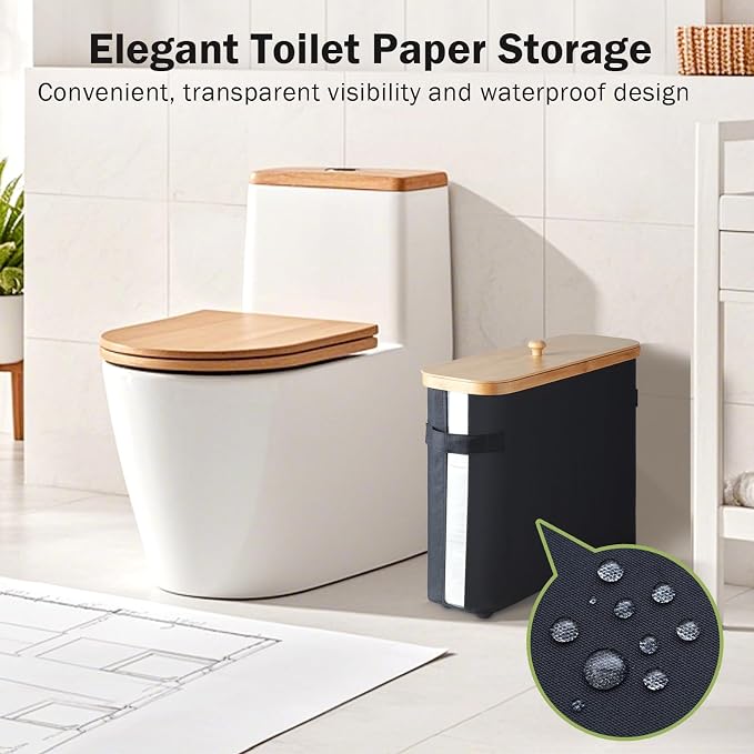Bathroom Toilet Paper Storage Basket - Image 3