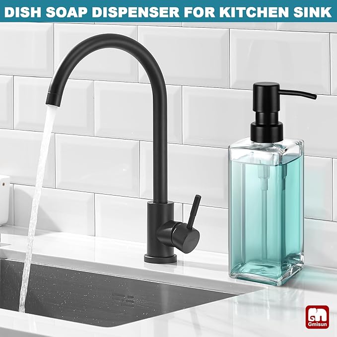 GMISUN Glass Soap Dispenser - Image 4