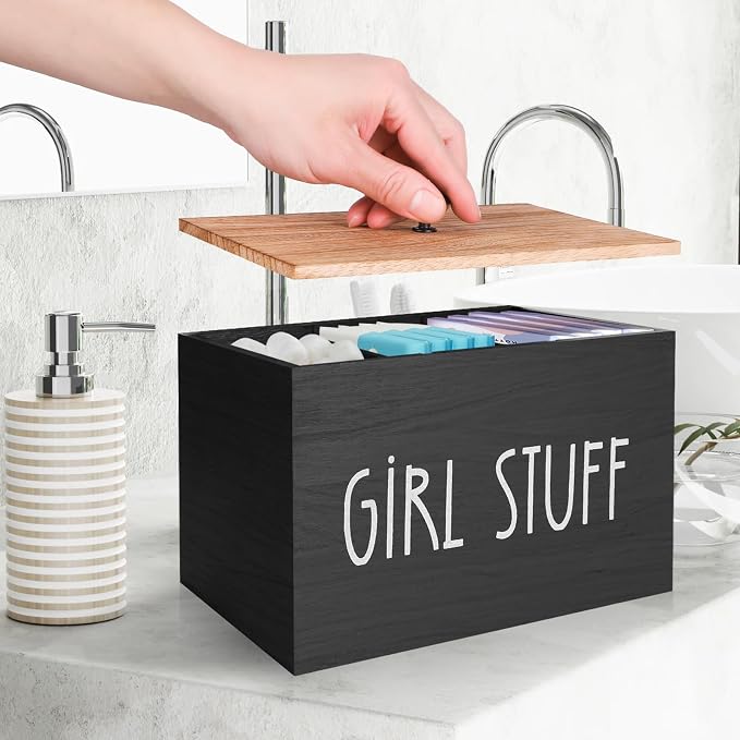 Tampon Holder for Bathroom, Feminine Product Organizer - Image 2