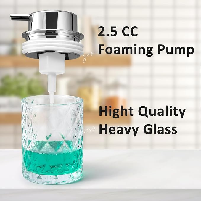 Bathroom Glass Soap Dispenser - Image 4