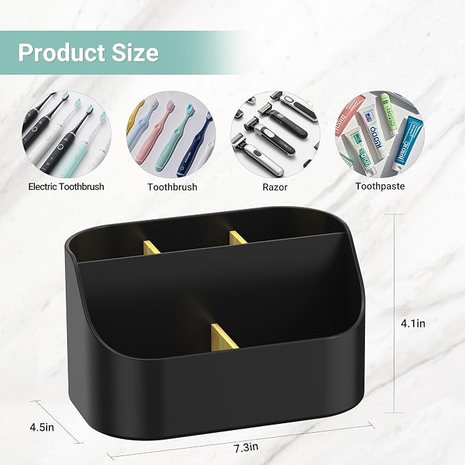 Mens Countertop Toothbrush Holders - Image 2