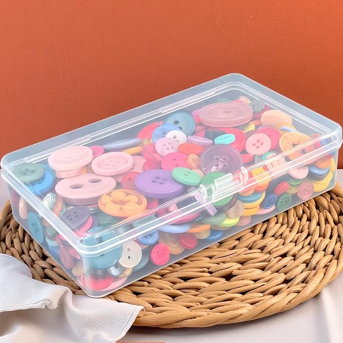 19 Pack Rectangular Clear Plastic Storage Containers Box - Image 5