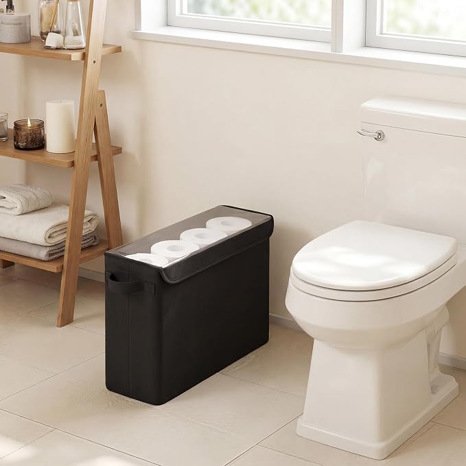 Cupic Cupid Toilet Paper Storage Baskets, Bathroom Toilet Paper Storage - Image 5
