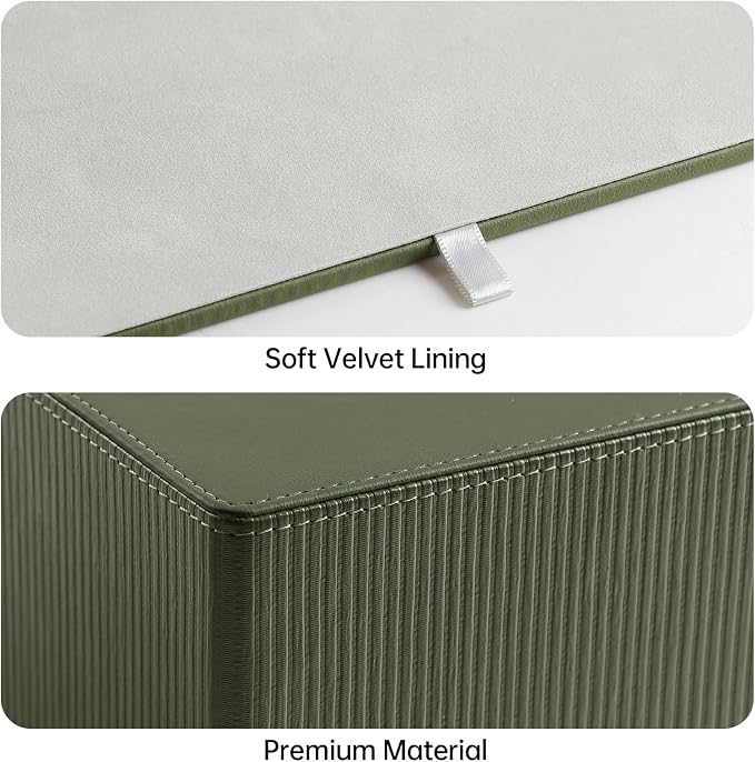 Tissue Box Cover Square with Magnetic Closure, PU Leather Tissue Box Holder - Image 4