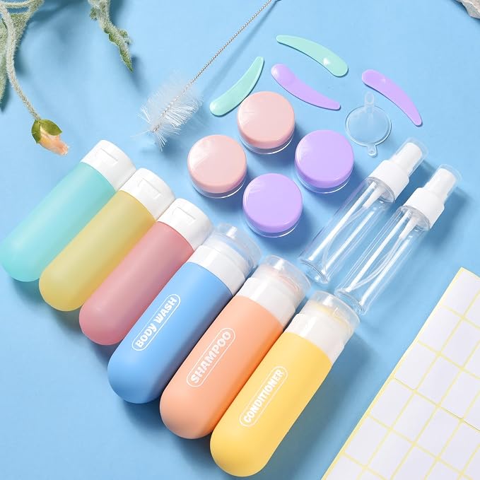 20 Pack Travel Bottles Set, TSA Approved Travel Size Toiletries Containers - Image 6