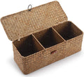 Seagrass Storage Basket for Bathroom by XIMISISE