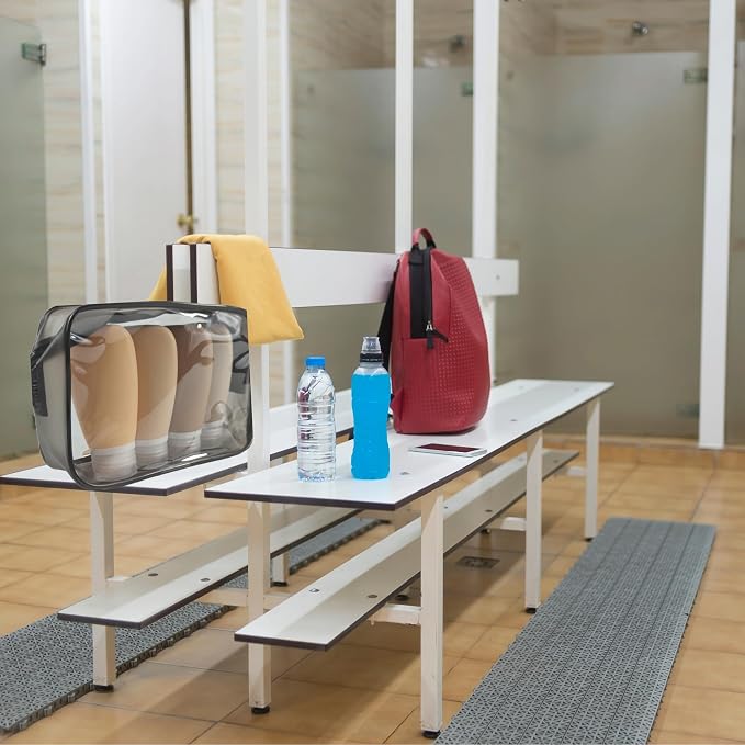 Travel Bottles for Toiletries, TSA Approved 3 oz Leak Proof Silicone Refillable - Image 6