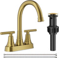 FORIOUS Brushed Gold Centerset Bathroom Faucets by FORIOUS