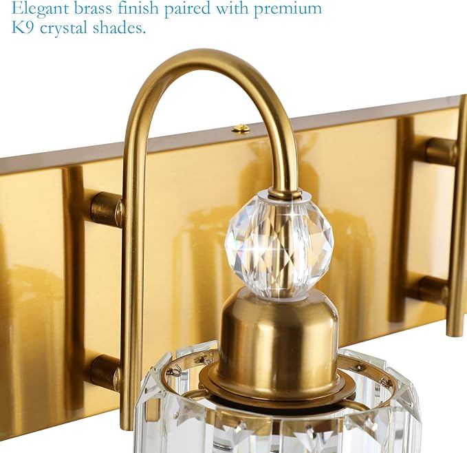 Ralbay Gold Crystal Vanity Lights - Image 7