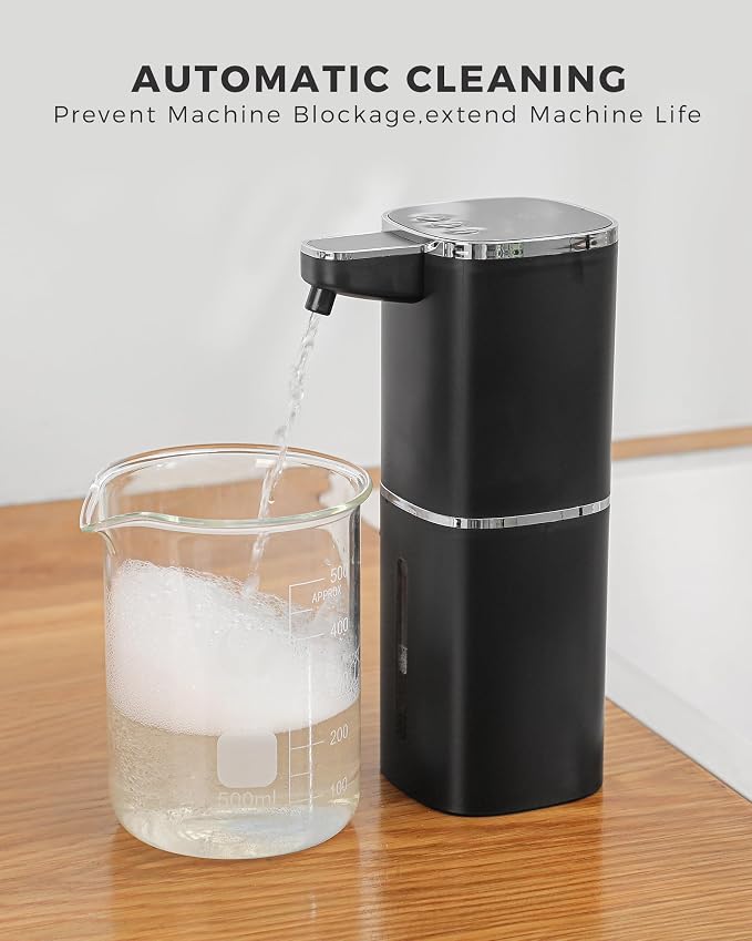 2 Pack Automatic Foaming Soap Dispenser, 13.5oz/400mL, USB Rechargeable - Image 6
