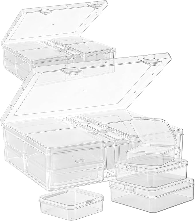Goodma Small Bead Organizers, 78 Pieces Mixed Sizes Plastic Storage Cases Mini - Image 9