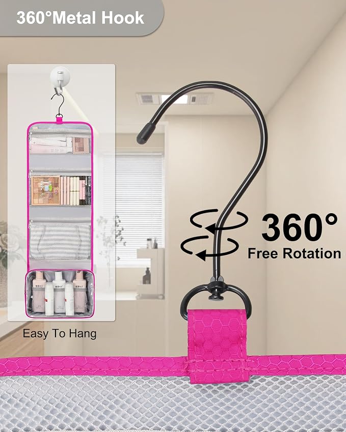 Relavel HangingTravel Toiletry Bag - Image 4