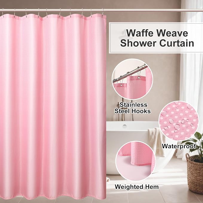 Pink Bathroom Accessories Set - Image 4