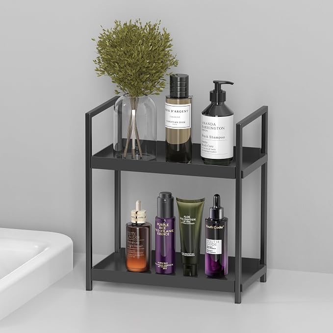 Bathroom Organizer Countertop, 2 Tier Counter Storage Shelf - Image 2