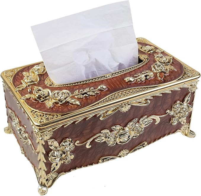 Geesatis Tissue Box Cover, Rectangle Tissue Box Holder, Rectangular Napkin by GeesatisToolHardware