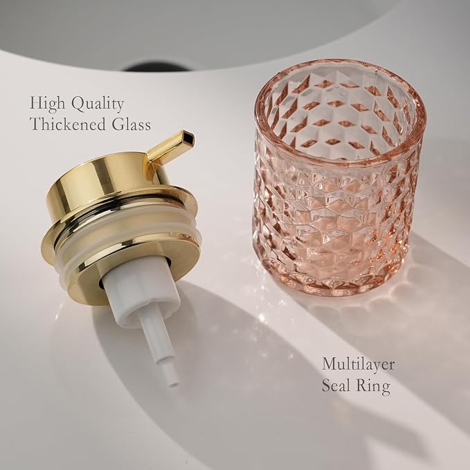 Hand Soap Dispenser Glass, Refillable Liquid Dispenser - Image 3