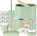 IMAVO Bathroom Accessory Set-11Pcs Green Bathroom Accessories Set by IMAVO