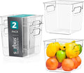 Sorbus Small Clear Plastic Storage Bins by Sorbus