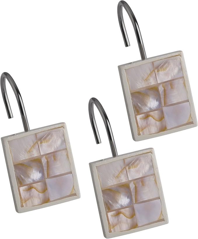Milano Decorative Shower Curtain Hooks by CreativeScents