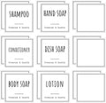 Segbeauty Bathroom Organization Labels by Segbeauty