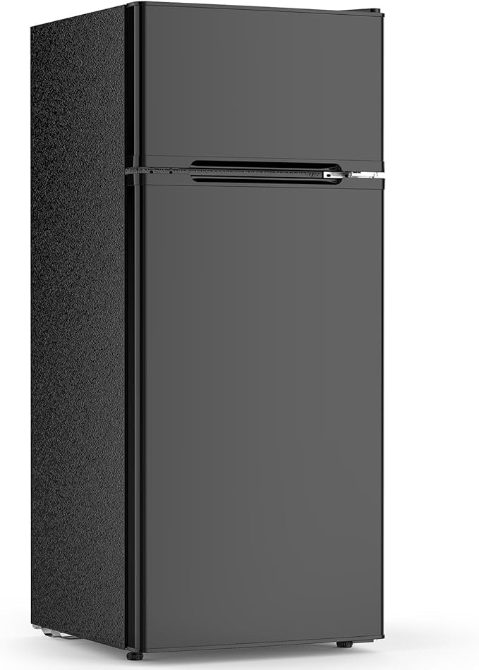 4.5 Cu.Ft Dorm Fridge With Freezer, 2-Door Compact Refrigerator With 2 by COWSAR