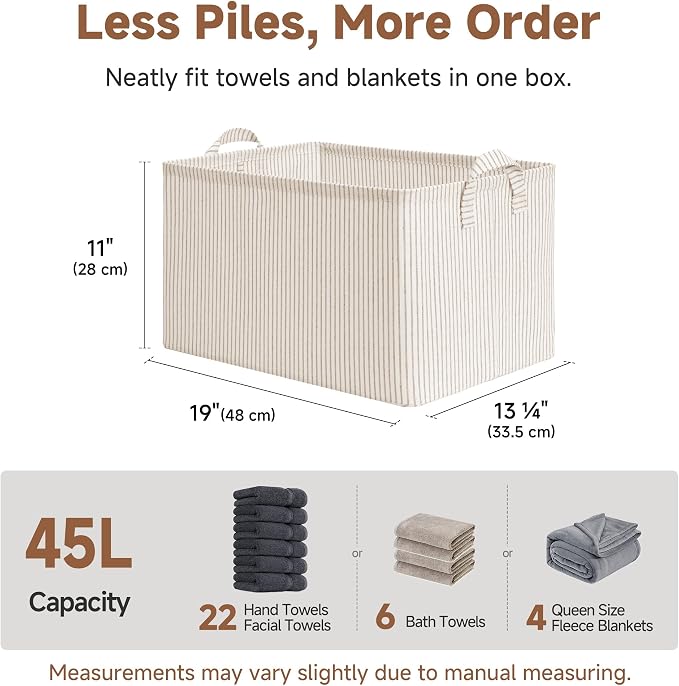 StorageWorks Storage Bins, Fabric Storage Bins - Image 6