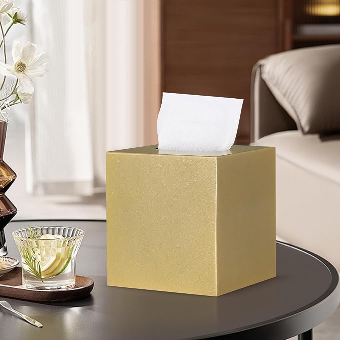 Metal Square Tissue Box lid, Modern Facial Tissue Holder - Image 5
