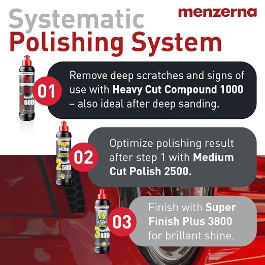 menzerna Polishing Set 8oz – HCC1000, MCC2500 & 3800 | 3-Step System - Image 4