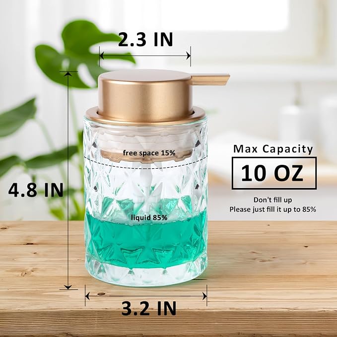 Bathroom Glass Soap Dispenser - Image 6