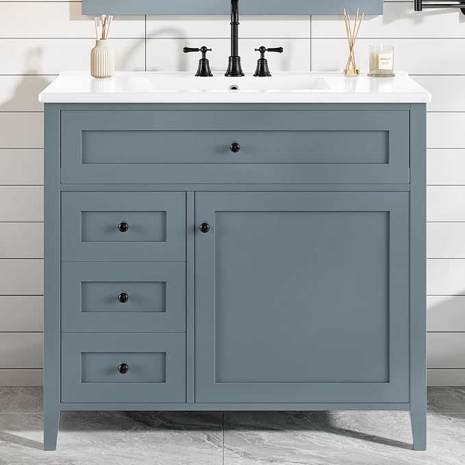 Harper & Bright Designs 36" Bathroom Vanity - Image 3