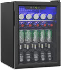 Compact Beverage Refrigerator, 105 Can/2.7 Cubic Feet Fridge by Erivess
