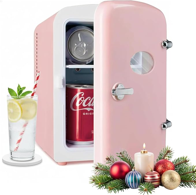 HealSmart Mini Fridge Portable 6 Liter/9 Can by HealSmart