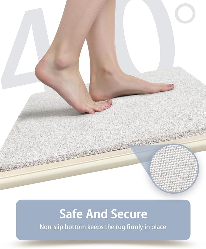 Non Slip Shower Mats for Inside Shower, 17x30 Inch, Anti-Slip Bathtub Mats for - Image 6